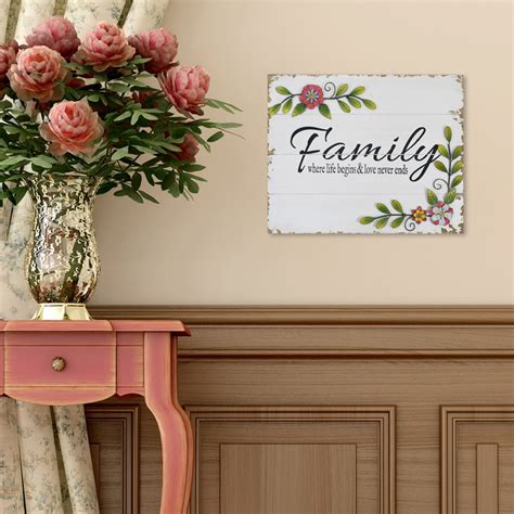 Stratton Home Decor Floral Family Wall Art - Walmart.com