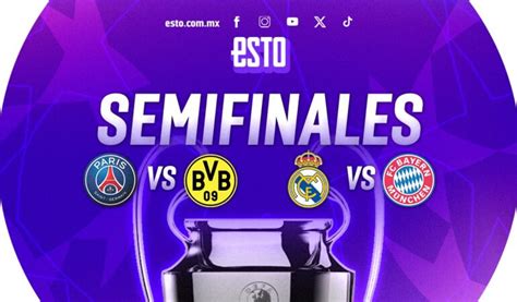 Champions League ¡semifinales Definidas ¿cuándo Se Juega La Siguiente