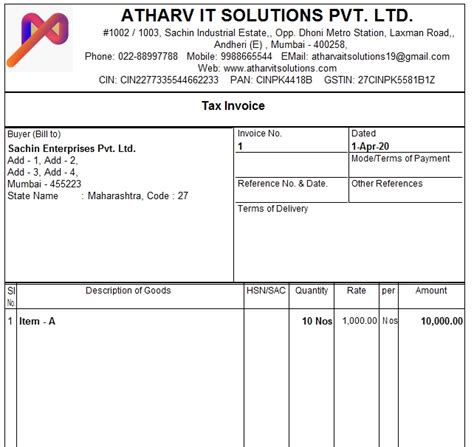 Tally Prime Invoice Format Setting