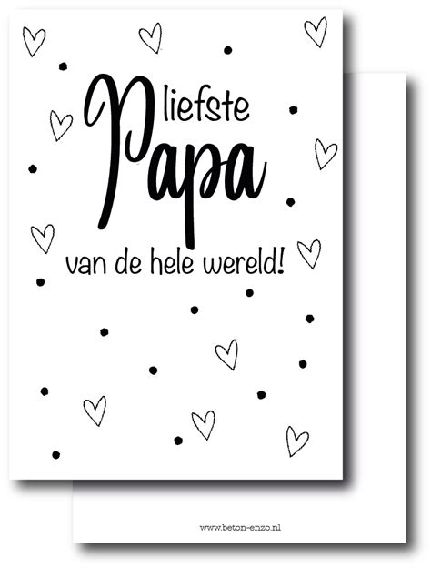 Ansichtkaart Liefste Papa Van De Hele Wereld Het Juiste Cadeau