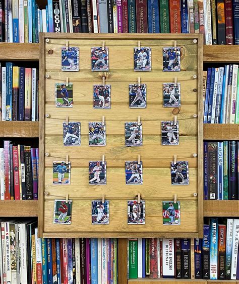 Baseball Card Display Board - Etsy