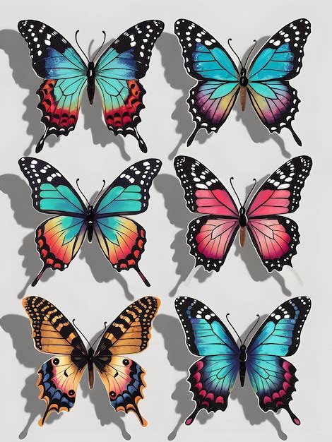 Premium Photo Colorful Butterflies