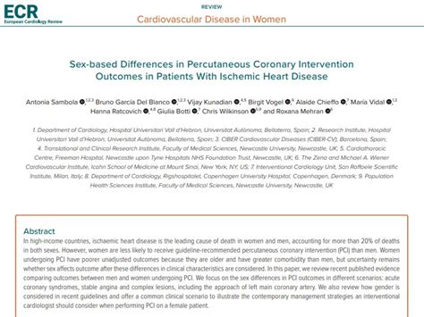 Hany Ragy On Twitter Rt Zill Cardio Sex Based Differences In