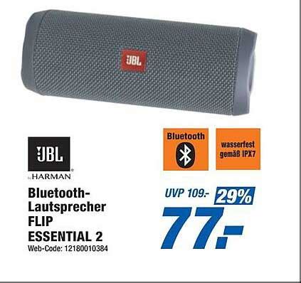 Jbl Bluetooth Lautsprecher Flip Essential Angebot Bei Expert