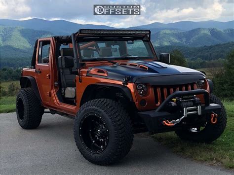 2010 Jeep Wrangler Jk With 18x12 44 Fuel Hostage And 33 12 5r18 Atturo Trail Blade Xt And Stock