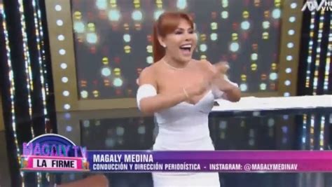 Magaly Medina Sufre Descuido Con Escote Y Muestra Parte íntima Durante Su Programa