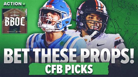 Top 5 Cfb Player Props To Bet For Ncaa Football Week 10 College