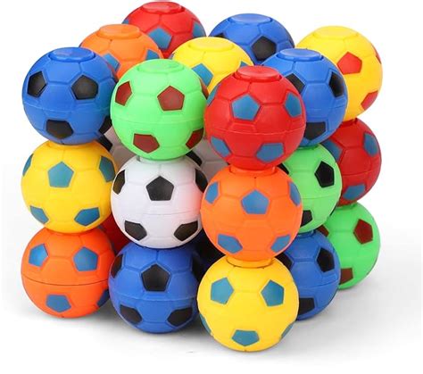 Fidget Spinners Mini Soccer Football Stress Balls For Kids 34 Pcs