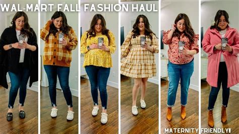 WAL MART FALL WINTER TRY ON HAUL MID SIZE MATERNITY BEST