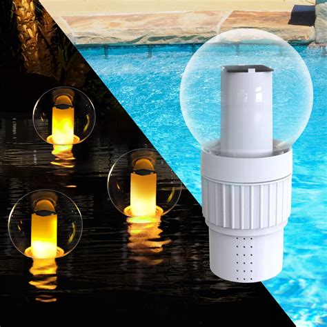 DeeprBetter Flotteur Chlore Piscine Distributeur Chlore avec Lumière