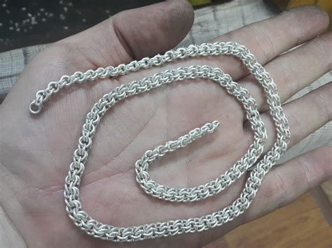 Как сплести серебряную цепочку | Пикабу