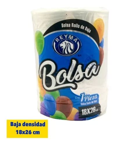 Bolsa Rollo Reyma 18x26 Cm Plastico Transparente Baja 2 Pzas Cuotas