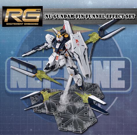 Rg Nu Gundam Fin Funnel Effect Set Neptune Gundam ร้านกันดั้ม ขายกัน