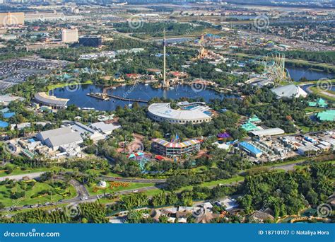 Aerial View Of The Seaworld Orlando Florida Usa Editorial