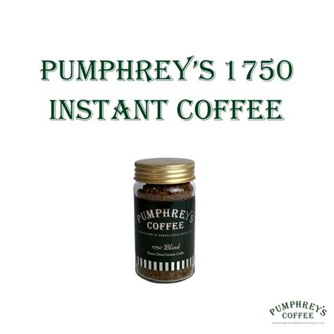 1750 Blend Instant Coffee Jar - Pumphreys Coffee