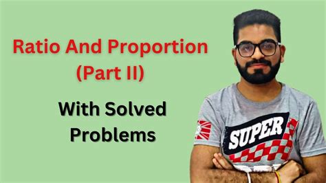 Ratio And Proportion Part 2 Ratio Solved Problems Ratio Ratioandproportion