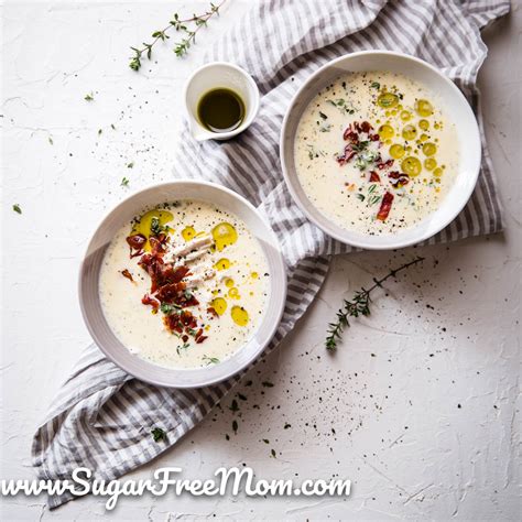 Low Carb Creamy Chicken Soup (Keto, Gluten Free) - Sugar-Free Mom