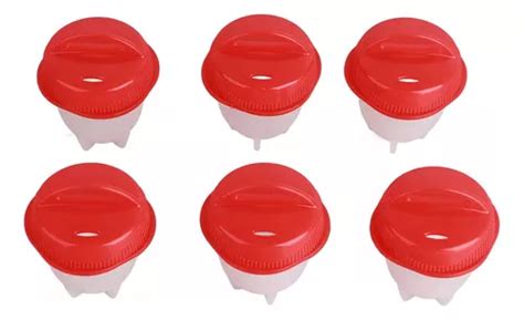 6 Unidades De Copo Para Caldeira De Ovos Antiaderente Egg Co Cor 6pcs