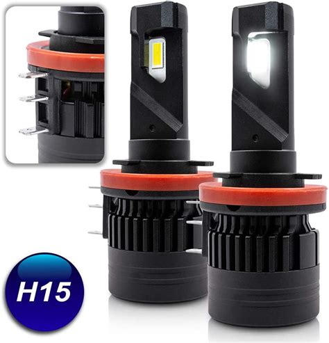 Njsbyl H Bright White Led Headlight Bulbs Color Temperature Specs