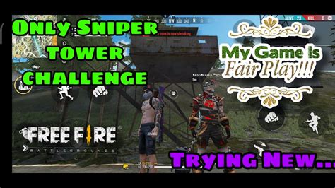 Only Sniper Tower Challenge Must Watch This YouTube