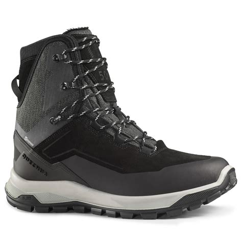 Botas De Senderismo Nieve Hombre SH500 U Warm High Negro Quechua