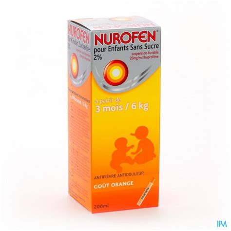 Nurofen Kind Sinaas Susp Suikervrij Ml Apotheek Thiels