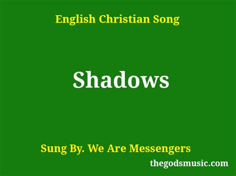 Shadows Song Lyrics