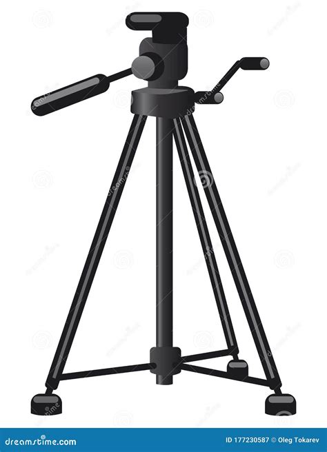 Photo Camera Tripod Stock Vector Illustration Of Technology 177230587