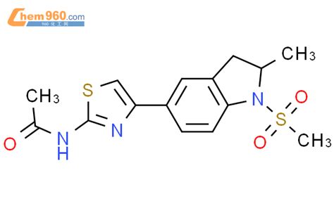 606121 97 59ci N 4 23 二氢 2 甲基 1 甲基磺酰基 1h 吲哚 5 基 2 噻唑 乙酰胺化学式