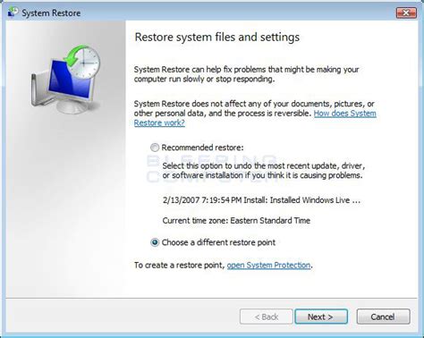 Windows Vista System Restore Guide