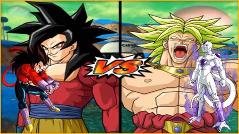 Dragon Ball Z Bt Ssj Goku Ssj Vegeta Vs Lssj Broly Final Form