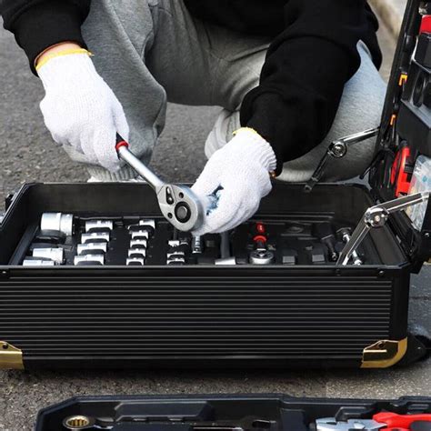 Trolley Cassetta Valigetta Attrezzi Porta Utensili Da Lavoro Completa