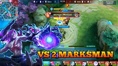 GAMEPLAY MOSKOV 1 VS 2 MARKSMAN META DI TIER EPIC EMANG GAK NGOTAK