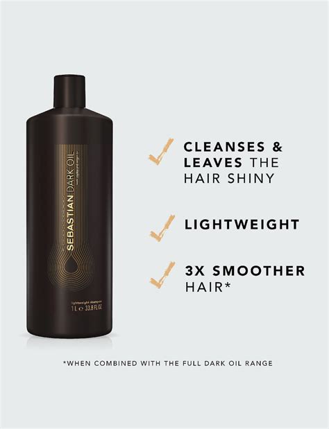 Sebastian Professional Dark Oil Shampoo 1000ml Hárumhirða