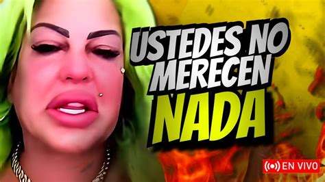 La Diosa Abre Fuego Contra Todos Los Mal Agradecidos 🔥🔥 Chismes De La Farandula Cubana Youtube