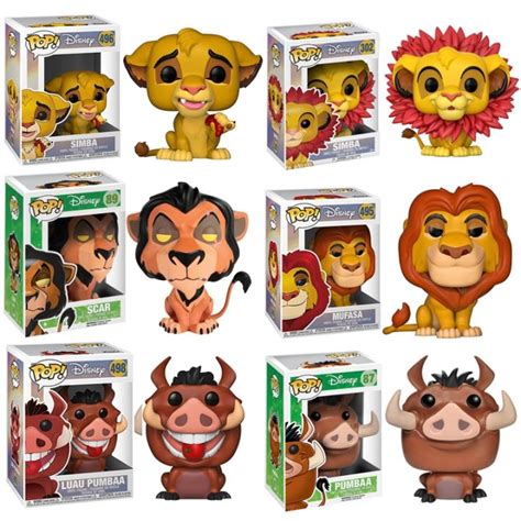 Funko POP The Lion King Simba Simba Mufasa Mufasa Peng Peng Doll Model ...