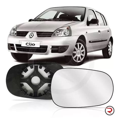 Lente Base Retrovisor Clio A Lado Direito