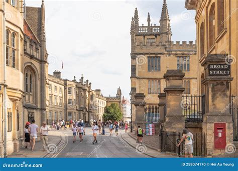 The Famous Historical Location Of University Of Oxford Bodleian Old