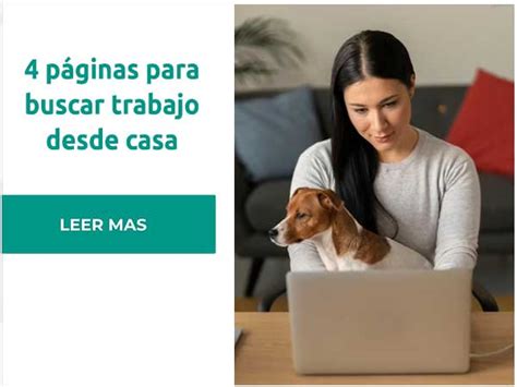 4 páginas para buscar trabajo desde casa