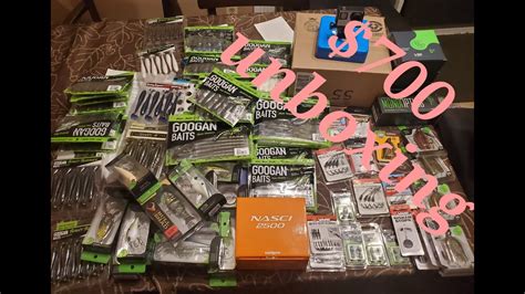 700 Fishing Tackle Unboxing Tackle Warehouse And Karls Bait And