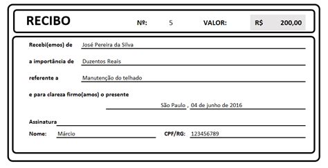 Planilha Recibo No Excel Excel Easy