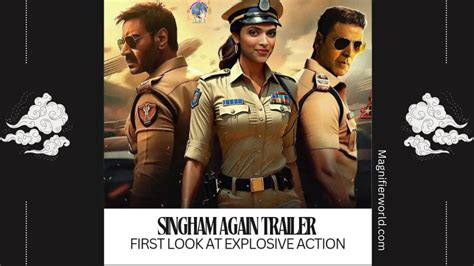 Singham Again Trailer A First Look At Explosive Action