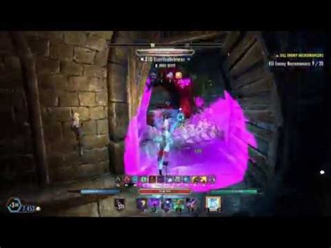 ESO INSANE MAGICKA WARDEN OUTNUMBERED PVP 3 YouTube