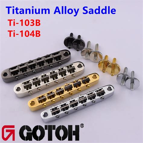 1 Conjunto Gotoh Ti 104b Ti 103b Base Aberta Mais Parafusos De Sela