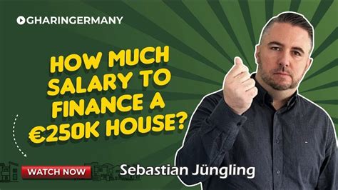 How Much Salary Do You Need To Finance A 250k Apartment In Germany