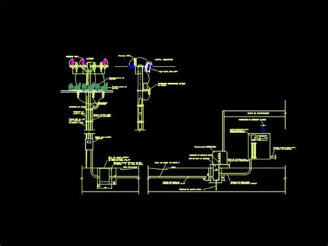 Subestacion Electrica En Autocad Librer A Cad