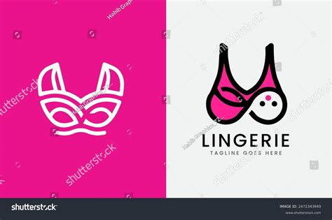Lady Girl Lingerie Logo Icon Sexy Stock Vector Royalty Free