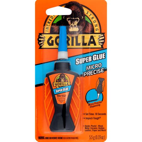 Gorilla Glue Super Glue, Micro Precise (5.5 g) - Instacart