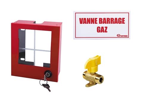 Coffret Coupure Gaz Avec Vanne Nf Rg M Le G X X Mm