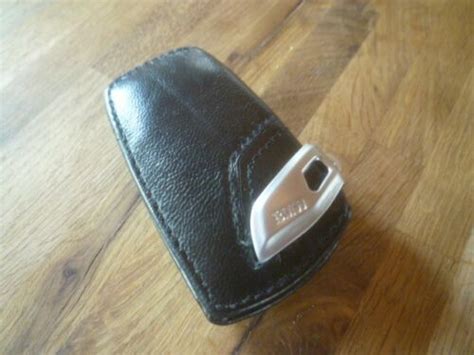 Genuine BMW Key Holder Fob Leather Case Cover Black 82292219911 EBay